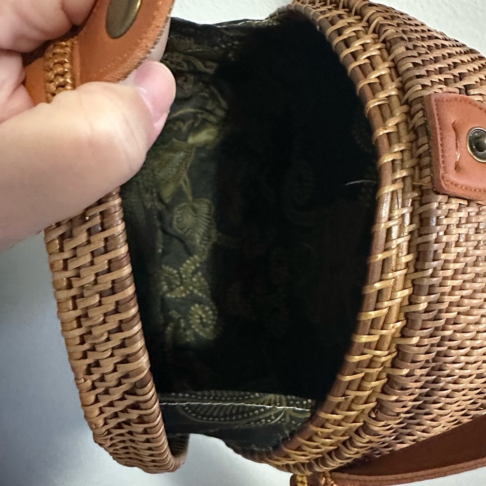 Bali Rattan round bag - Picture 3 of 3